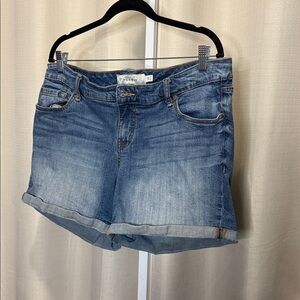 Torrid Blue Denim Shorts